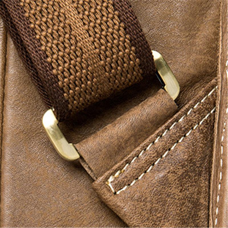Casual Fashionable Leather Crossbody Packs Chest Bag For Men