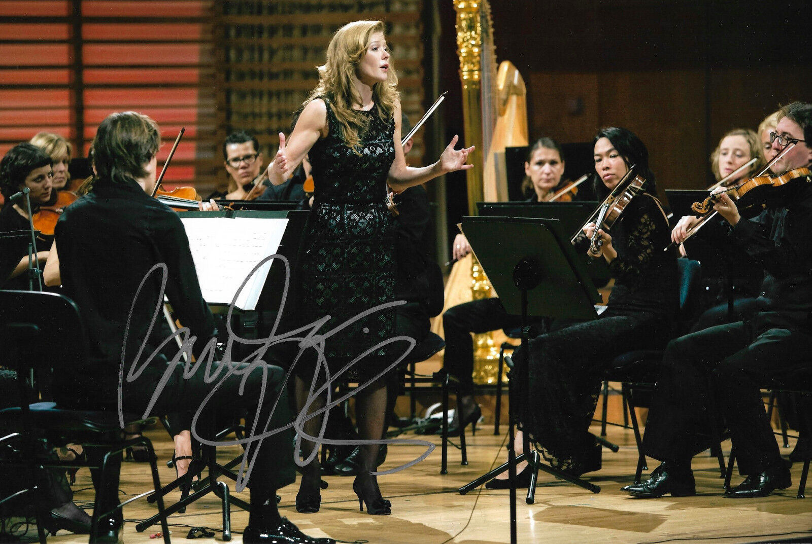 Barbara Hannigan Opera signed 8x12 inch Photo Poster painting autograph