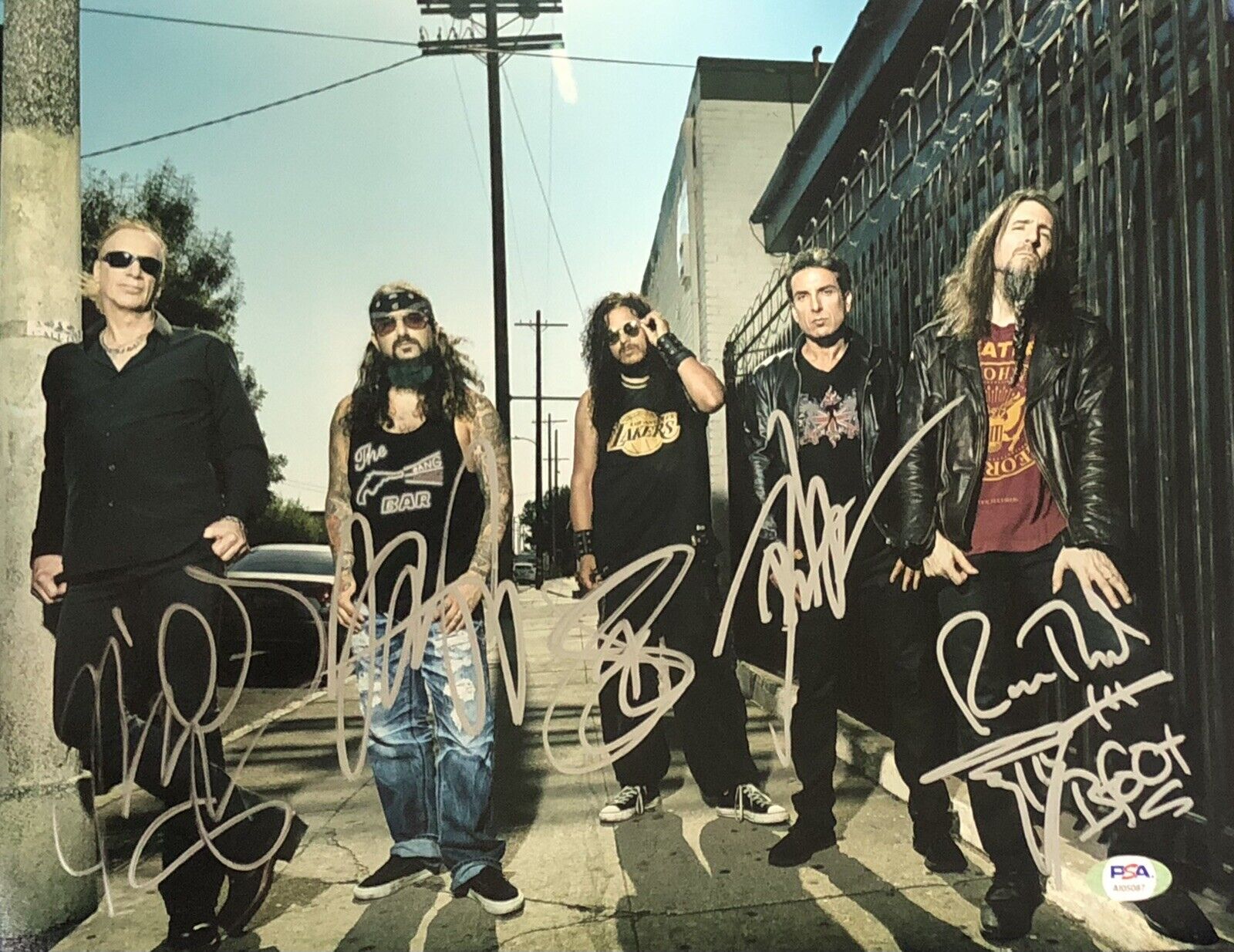 Sons Of Apollo Signed Autographed 11x14 Photo Poster painting Psychotic Symphony All 5 Psa/Dna