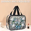 DIY Schmetterling Diamant Kunst Strass Make-up Tasche Transparent PVC Aufbewahrungspack