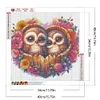 Diamond Painting -DIY Full Round Drill Valentine's Day Owl