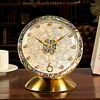 Shell clock living room 2025 new clock desktop pendulum clock