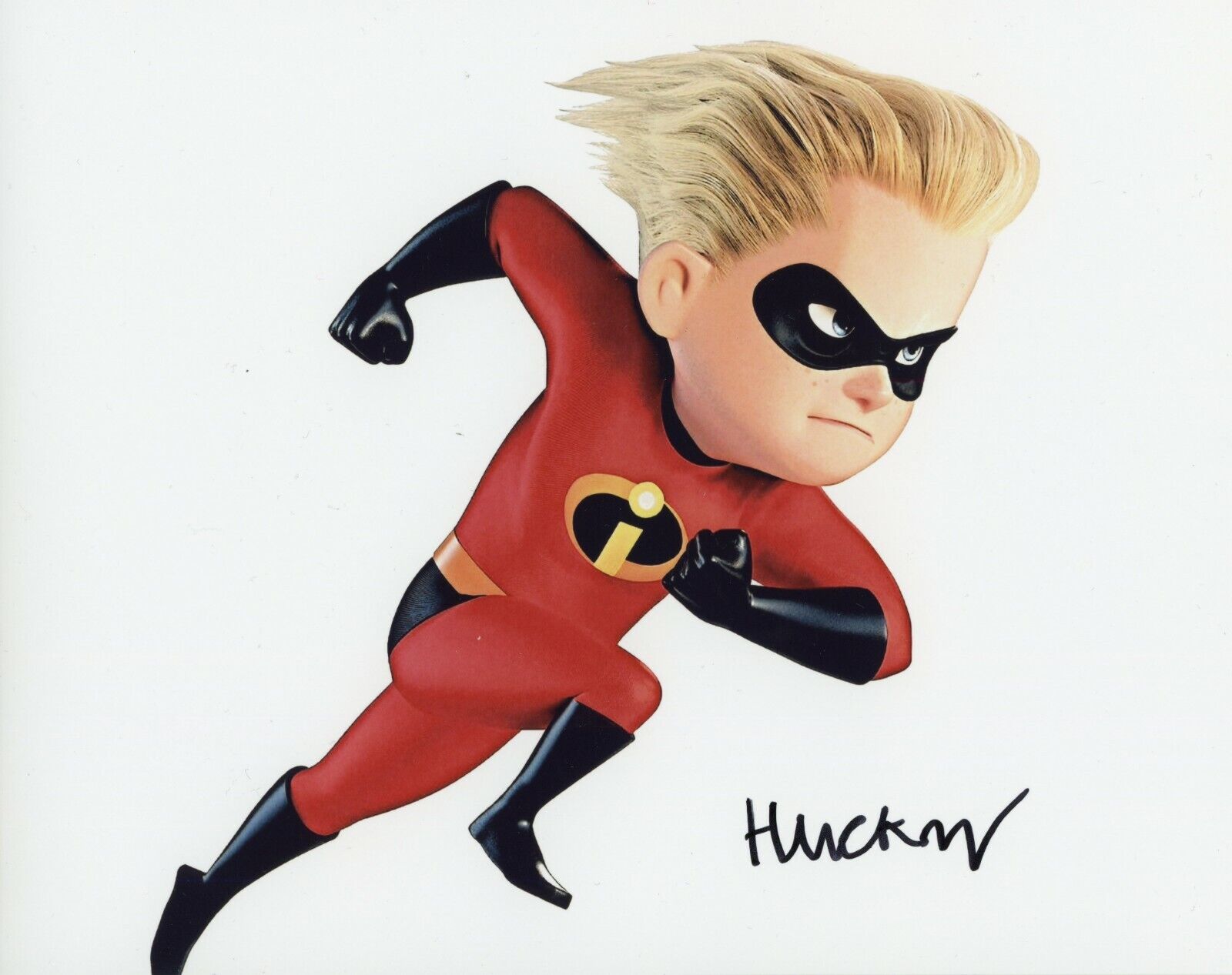~~ HUCK MILNER Authentic Hand-Signed INCREDIBLES 2 - Dash