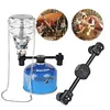 One-To-Two Adapter Aluminum Alloy Camping Gas Tank Connector for Outdoor Camping