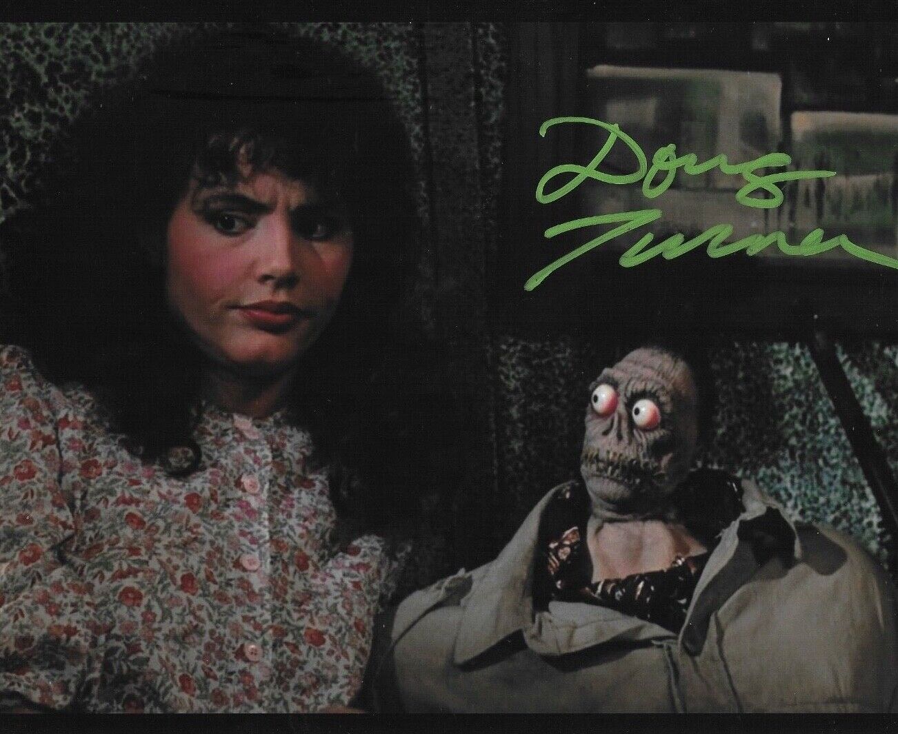 * DOUG TURNER * signed 8x10 Photo Poster painting * BEETLEJUICE * CHARMAN * HARRY * PROOF * 9