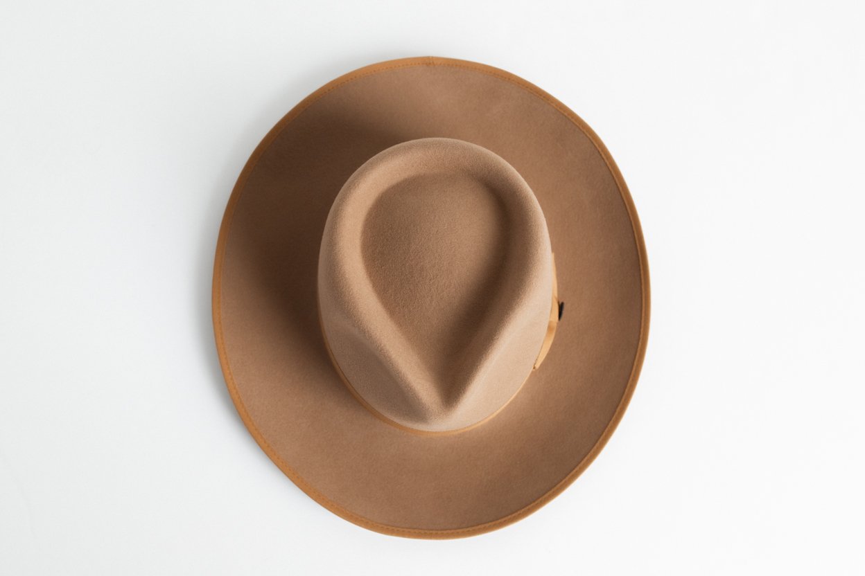 Miller Ranch Fedora -BUSHWICK RANCHER HAT &ndash; BROWN [Fast shipping and box packing]