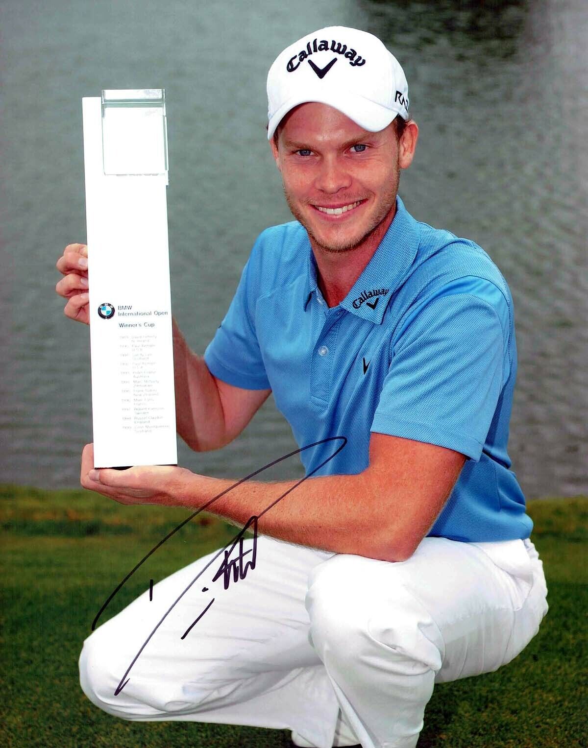 Danny WILLETT BMW International Golf SIGNED Autograph 14X11 Photo Poster painting AFTAL COA