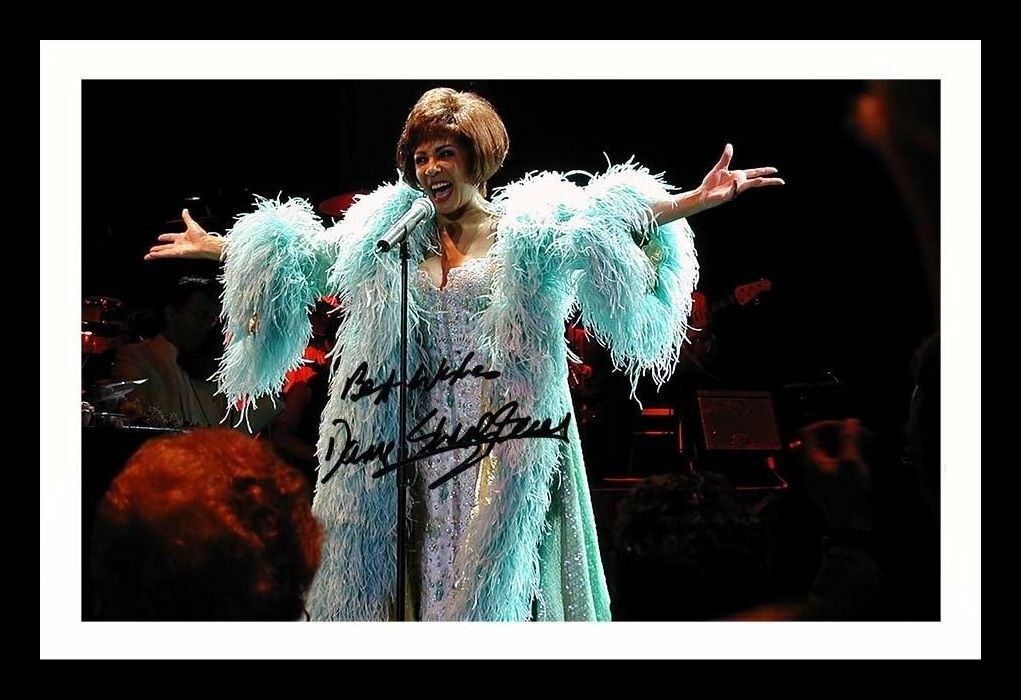 Dame Shirley Bassey Autograph Signed & Framed Photo Poster painting