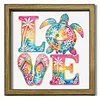 Diamond Painting Special Shaped Drill Love With Frame(8.46x8.46inch)