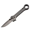 Portable new tool folding knife multi-function wrench type folding knife all-steel folding knife