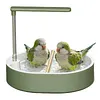 Automatic Parrot Bathtub with Circulating Shower System Parrot Bath Shower for African Grey Cockatiel Conure Budgie Lovebird