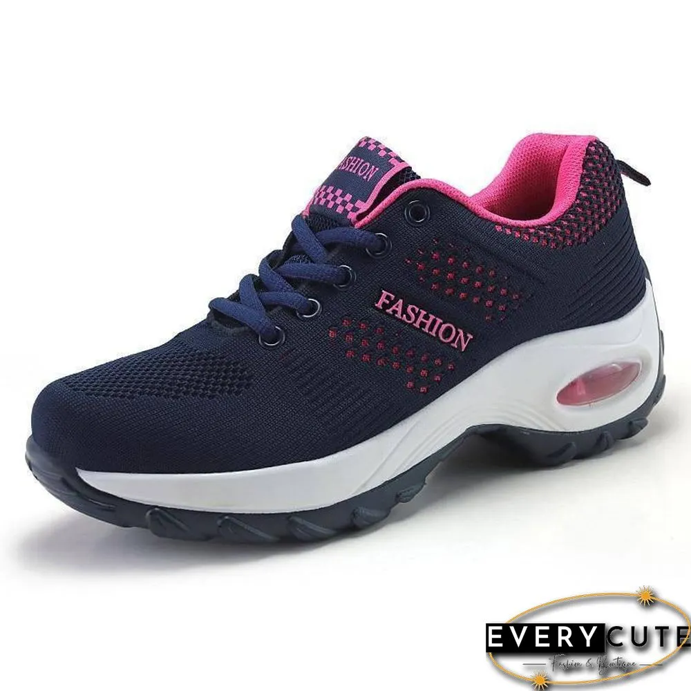 Women Platform Shoes Breathable Lightweight Sneakers For Cushion Woman Fashion Female