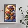 (40*60cm)Roses and Bears - Full Round Drill Diamond Painting