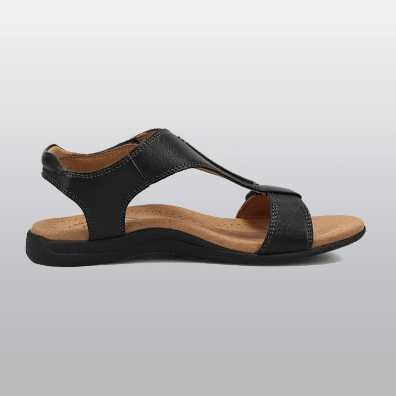 Sursell Shoes Women's Arch Support Flat Sandals