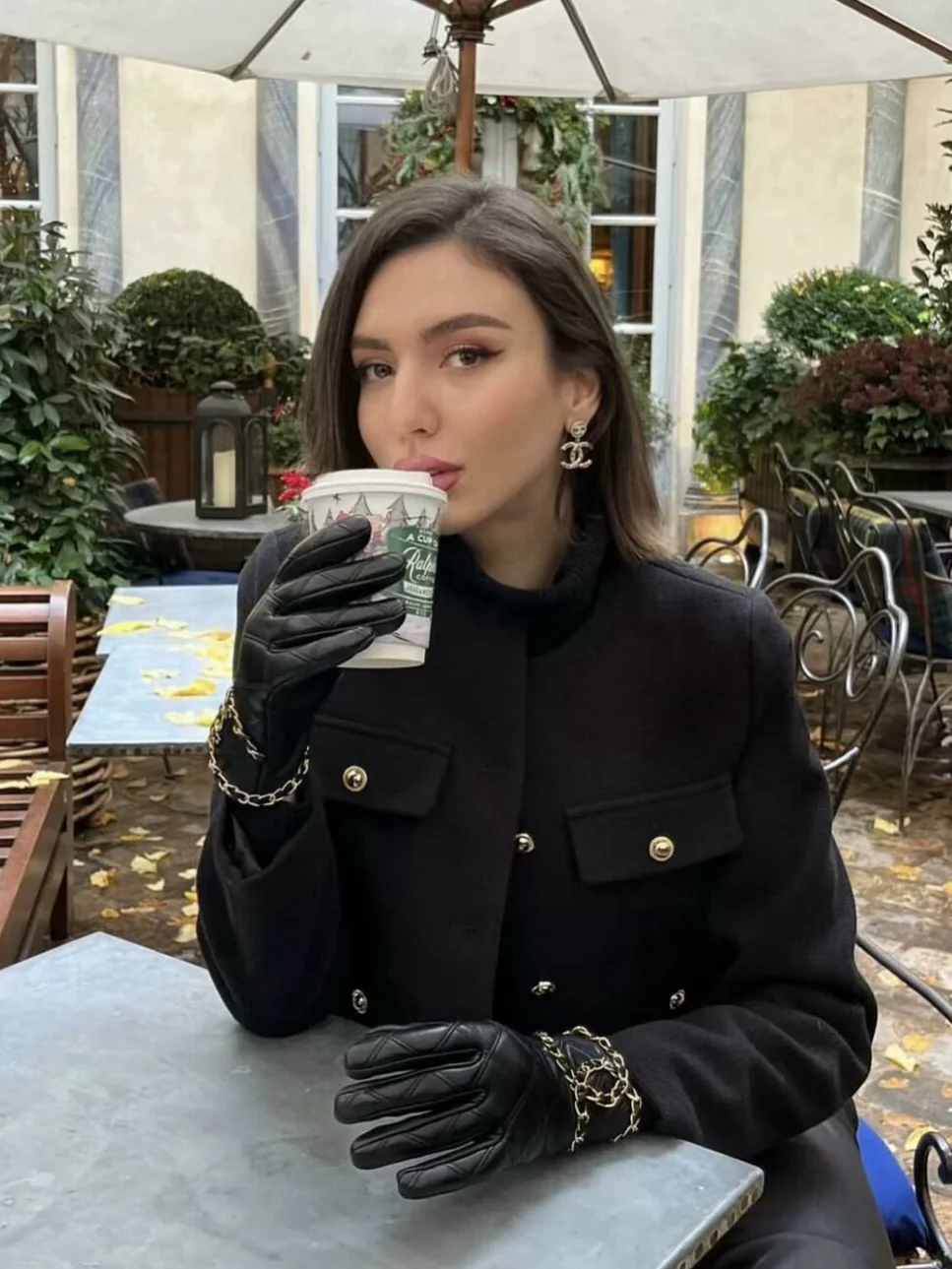 Nigikala Nigikala And Winter New Women's Small Fragrant Fashion Button Dress Short Suit Jacket B88646