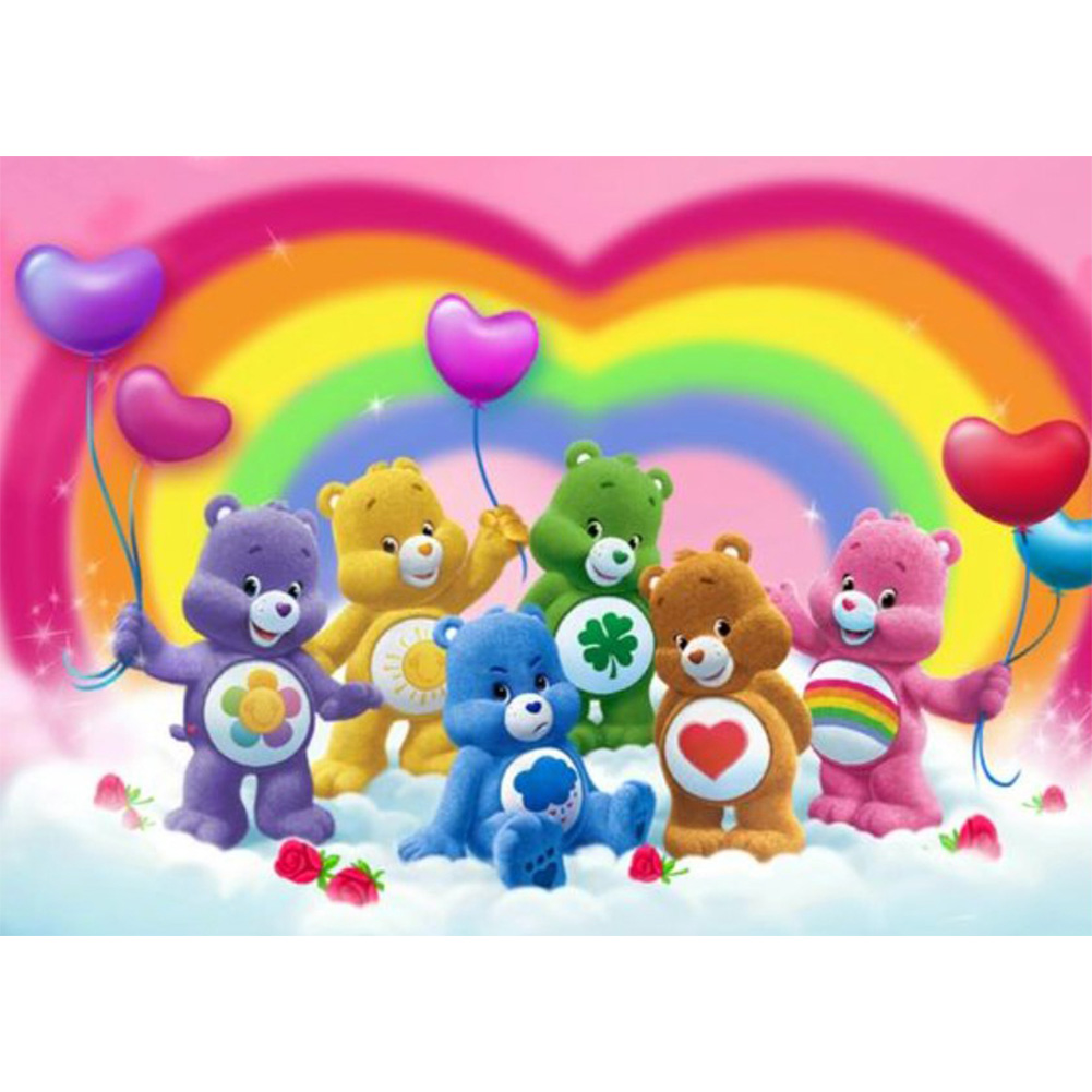 

Care Bears - Round Drill Diamond Painting - 60*40CM (Big Size), 501 Original