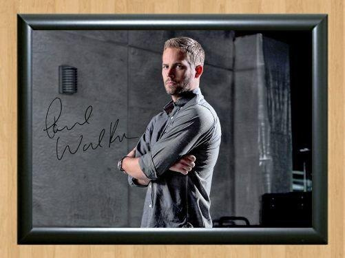 Paul Walker Fast & Furious Signed Autographed Photo Poster painting Poster Print Memorabilia A3 Size 11.7x16.5