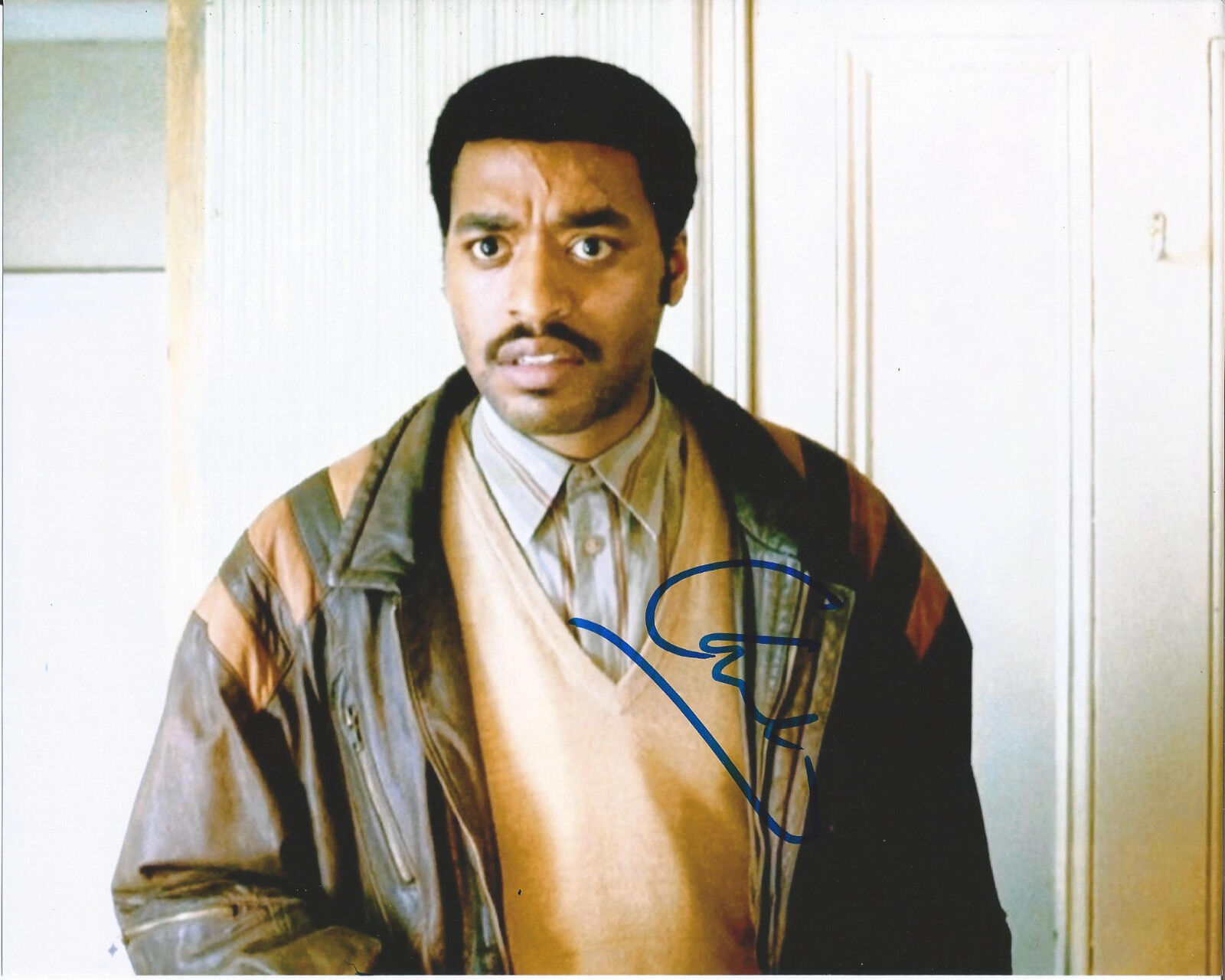 ACTOR CHIWETEL OJIOFOR SIGNED FOUR BROTHERS 8X10 Photo Poster painting W/COA 12 YEARS A SLAVE 1