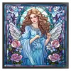 Glass Painting-Angel Madonna-14CT Counted Cross Stitch 40*40cm/15.75*15.75in tapestrymarket