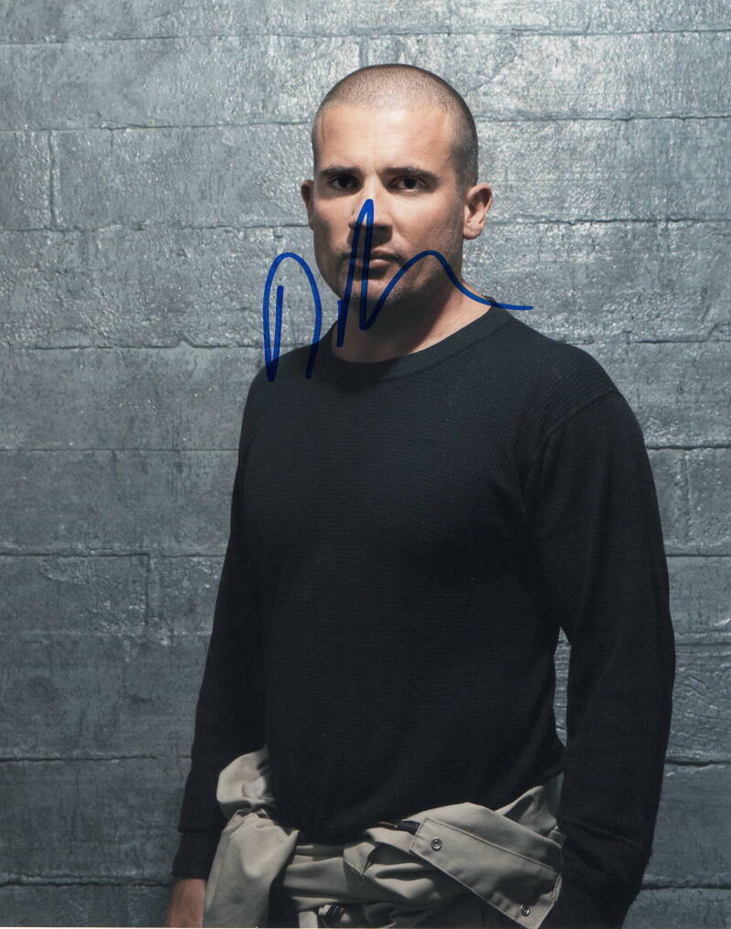 DOMINIC PURCELL SIGNED AUTOGRAPH 8X10 Photo Poster painting - LINCOLN BURROWS PRISON BREAK STUD