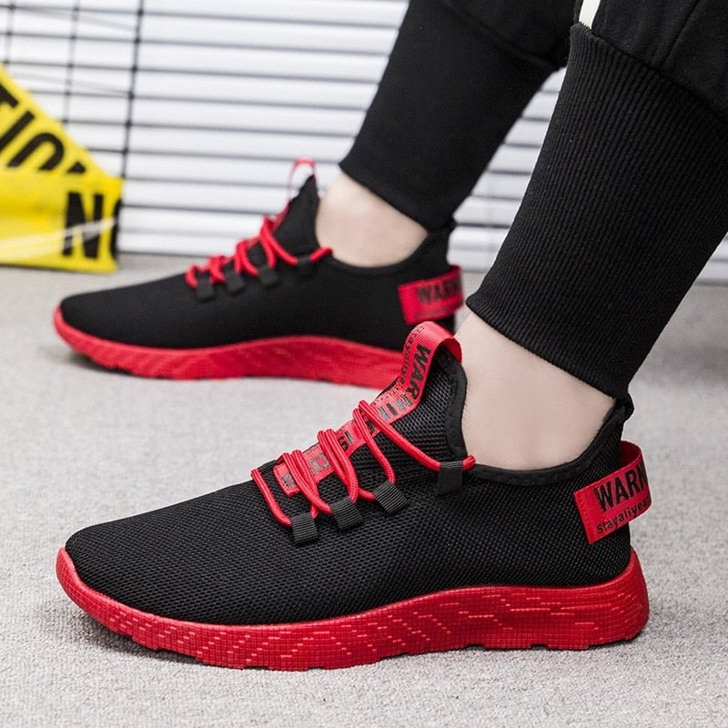 Men Vulcanize Casual Shoes Sneakers Mens Breathable No-slip Men 2019 Male Air Mesh Lace Up Wear-resistant Shoes Tenis Masculino