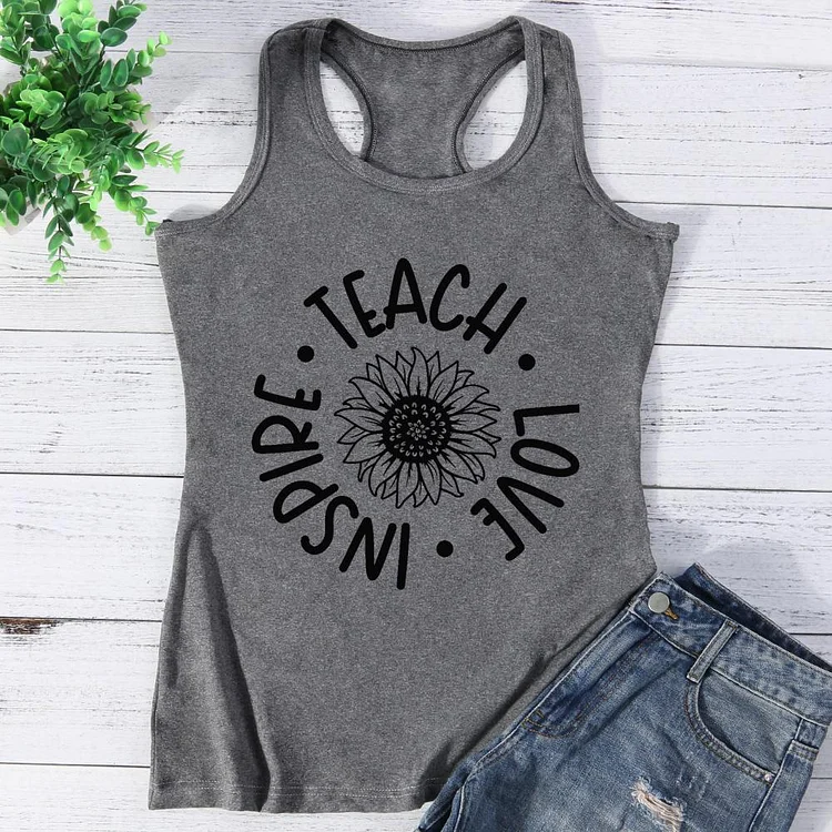 Teach Love Inspire Vest Top-Annaletters