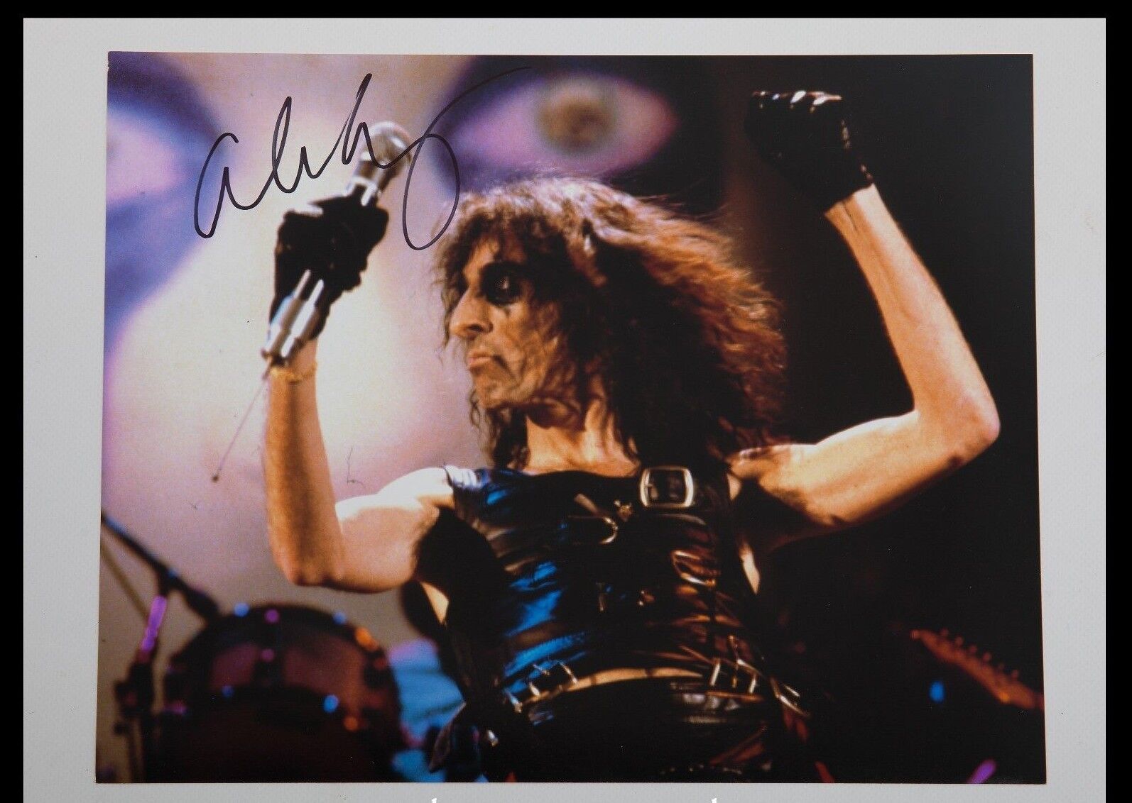 GFA American Rock Star * ALICE COOPER * Signed 11x14 Photo Poster painting A1 COA