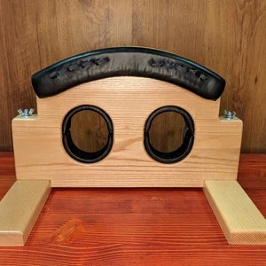 Handmade tickling stocks/wooden cuffs/BDSM restraint/lockable bondage  stocks/BDSM erotic furniture/sex toys/toes fixation/fetish furniture