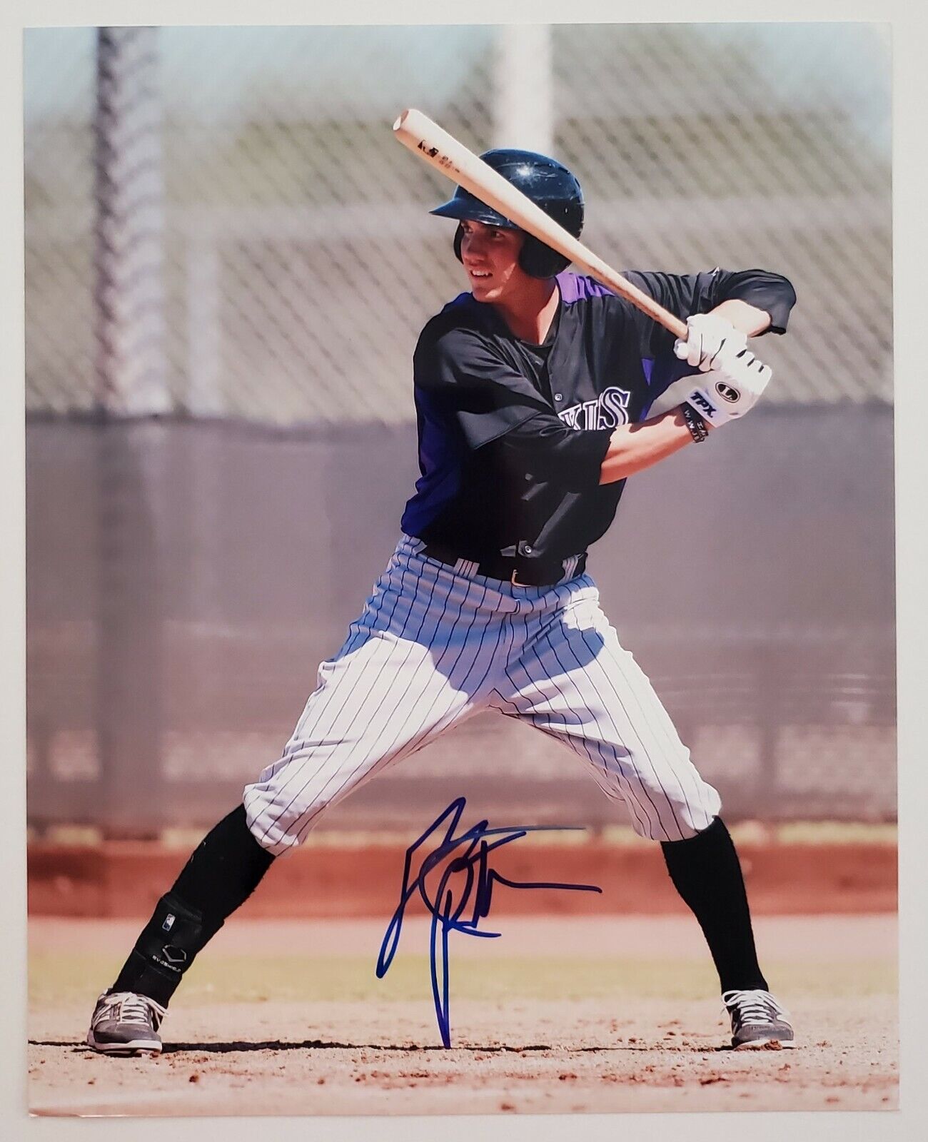 Jordan Patterson Signed 8x10 Photo Poster painting MLB Colorado Rockies RAD