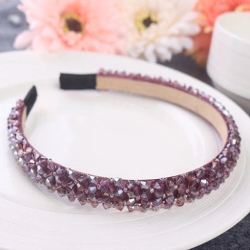 Adult Children’s Korean-style Crystal Hair Band Face Wash Headband Headwear Cute Tassel Student Hair Strap Hair Accessories Female