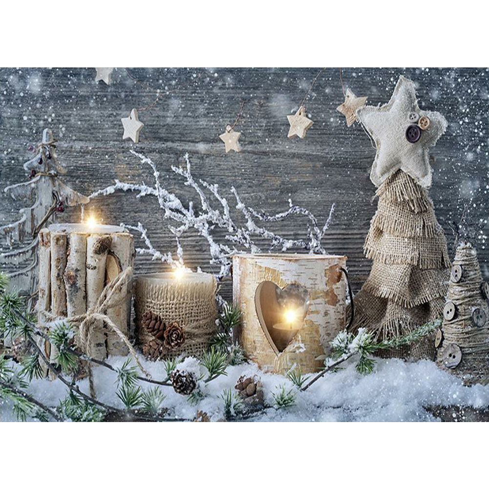 

Snowflake Nightlight - Square Drill Diamond Painting - 40*30CM, 501 Original