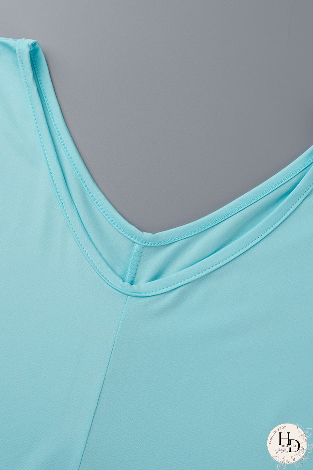 Yellow Fashion Casual Solid Basic V Neck Short Sleeve Dress