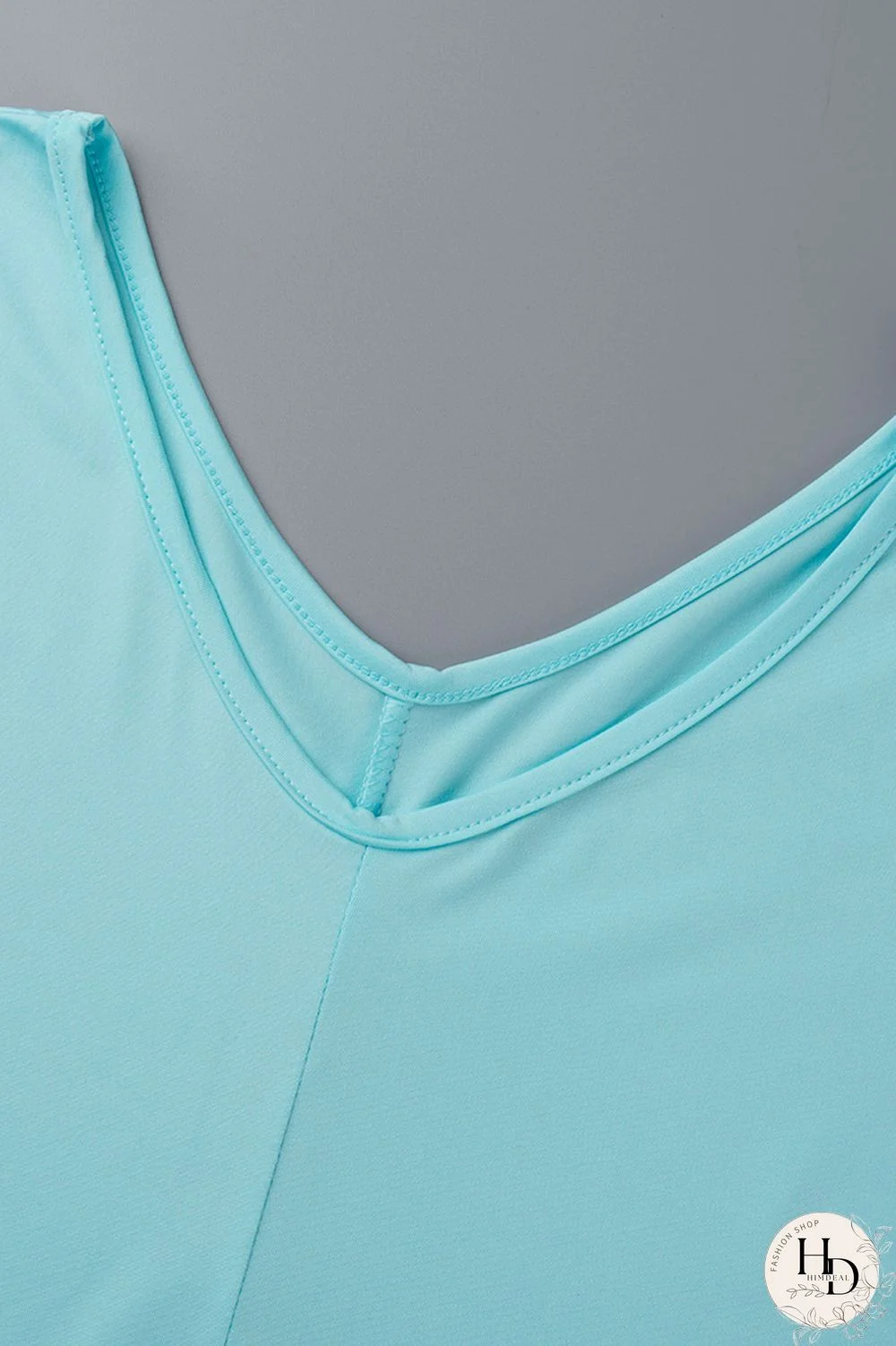 Yellow Fashion Casual Solid Basic V Neck Short Sleeve Dress