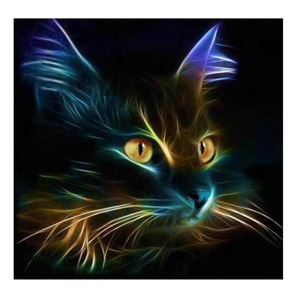 Diamond Painting - Round Drill - Partial Drill - Cat(30*30cm)
