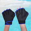 Unisex Swimming Training Gloves Neoprene Finger Webbed Gloves for Adult Exercise