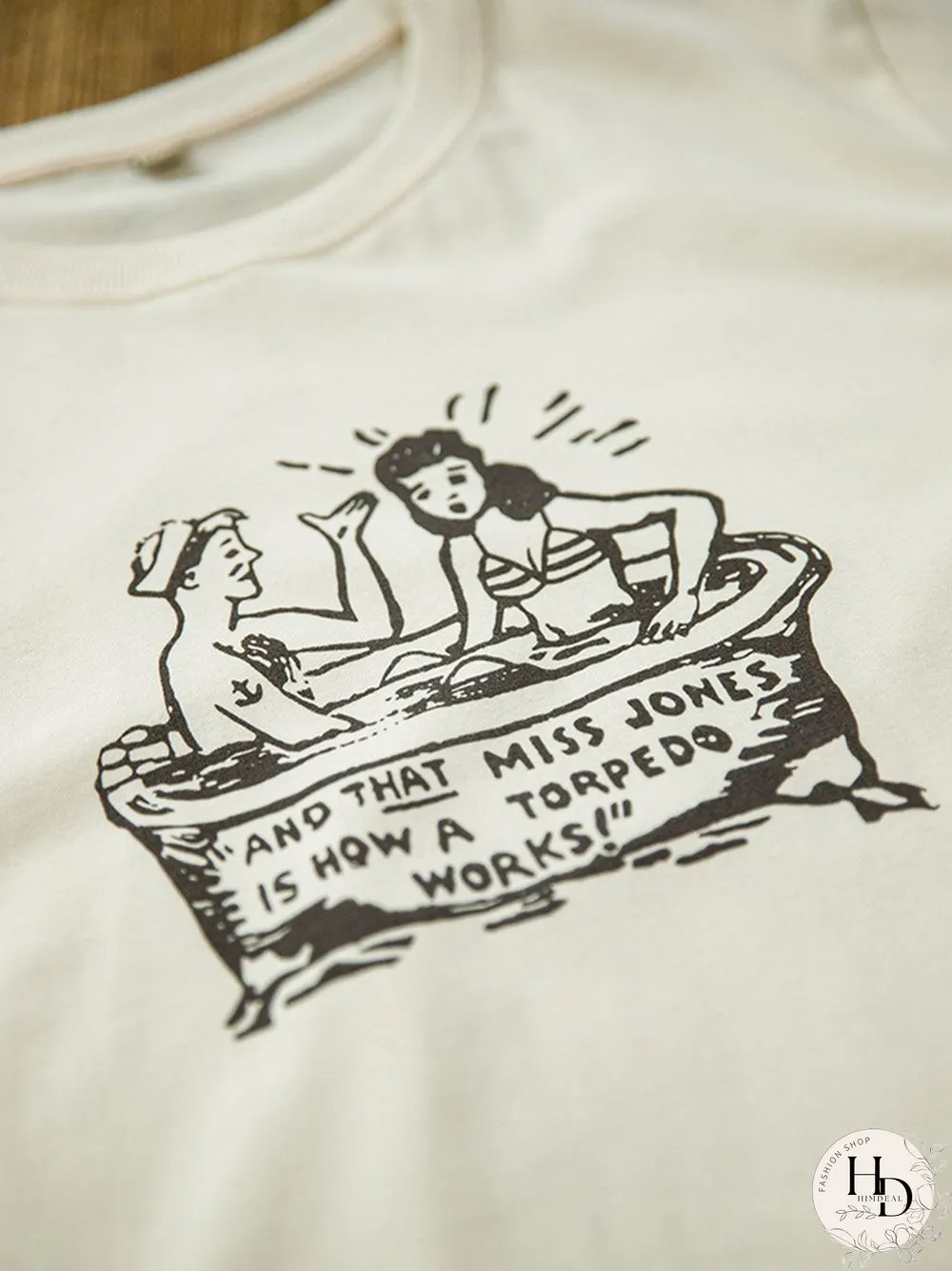Retro Men's Fun Print Casual T-Shirt