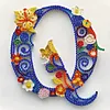 Letter Special Shaped 5D DIY Partial Drill Diamond Painting Kits for Adults Beginners Home Decor Diamond Dots Paintings Diamonds Paintings Gem Art 11.81 X11.81inch
