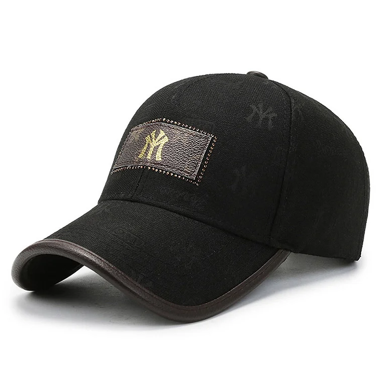 Men Women Baseball Cap PU Vintage Sun Snapback MY Ins Popular Unisex Travel Outdoor Sports Dad Hats Gorras EP0446