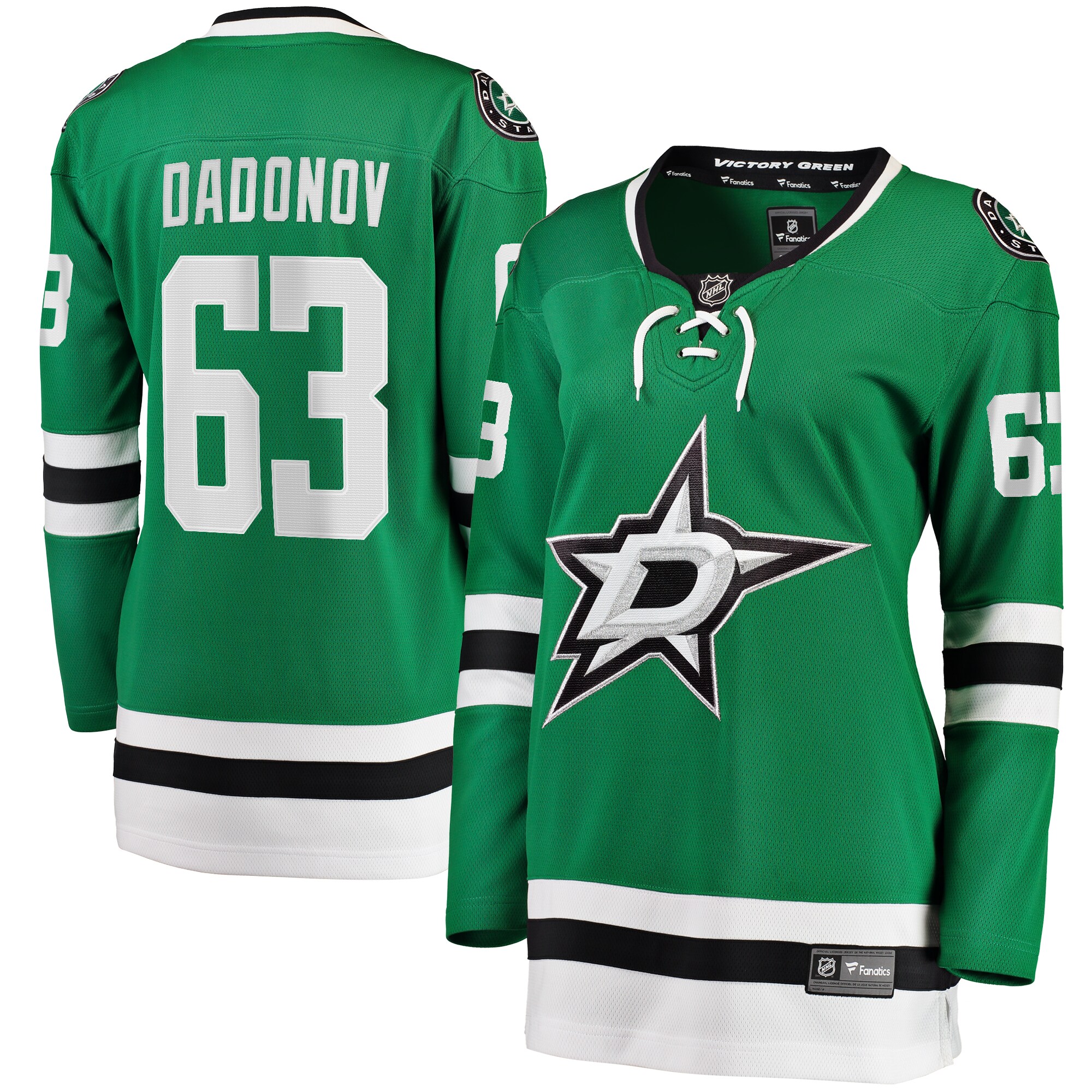 Evgenii Dadonov Dallas Stars Women&rsquo;s Fanatics Home Breakaway Jersey &ndash; Green mysite