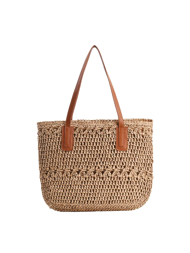 Summer Straw Shoulder Bags Women Boho Seaside Beach Female Shopping Handbag