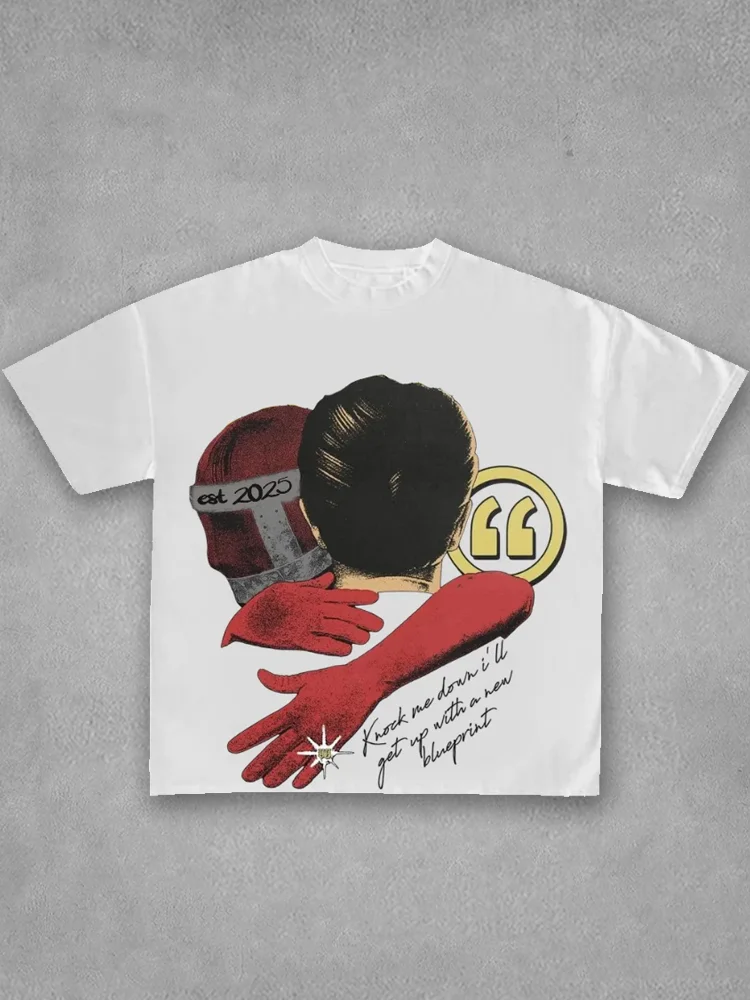 Vintage Give Yourself A Hug Graphic T-shirt