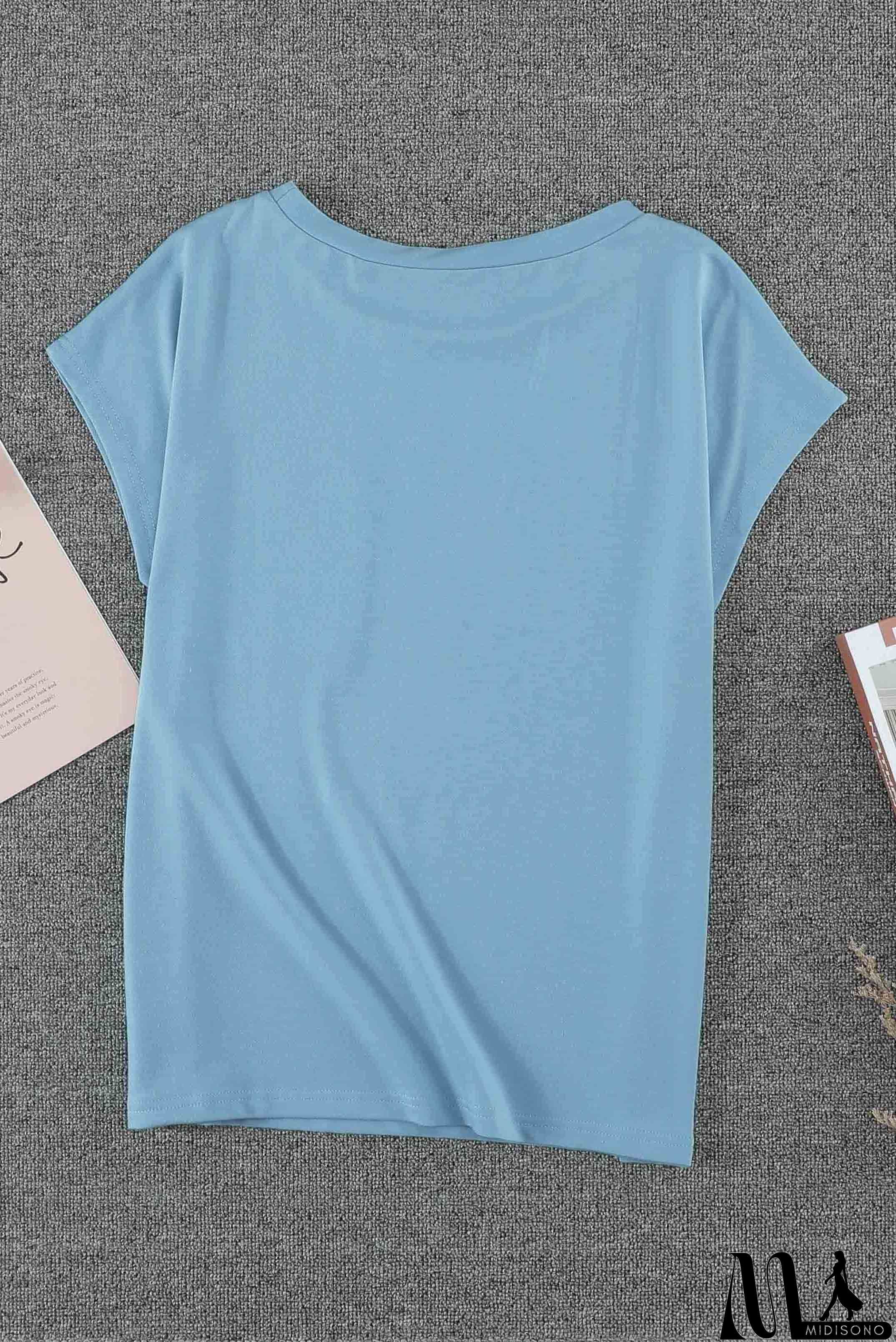 MidiSono - Pocketed Tee with Side Slits