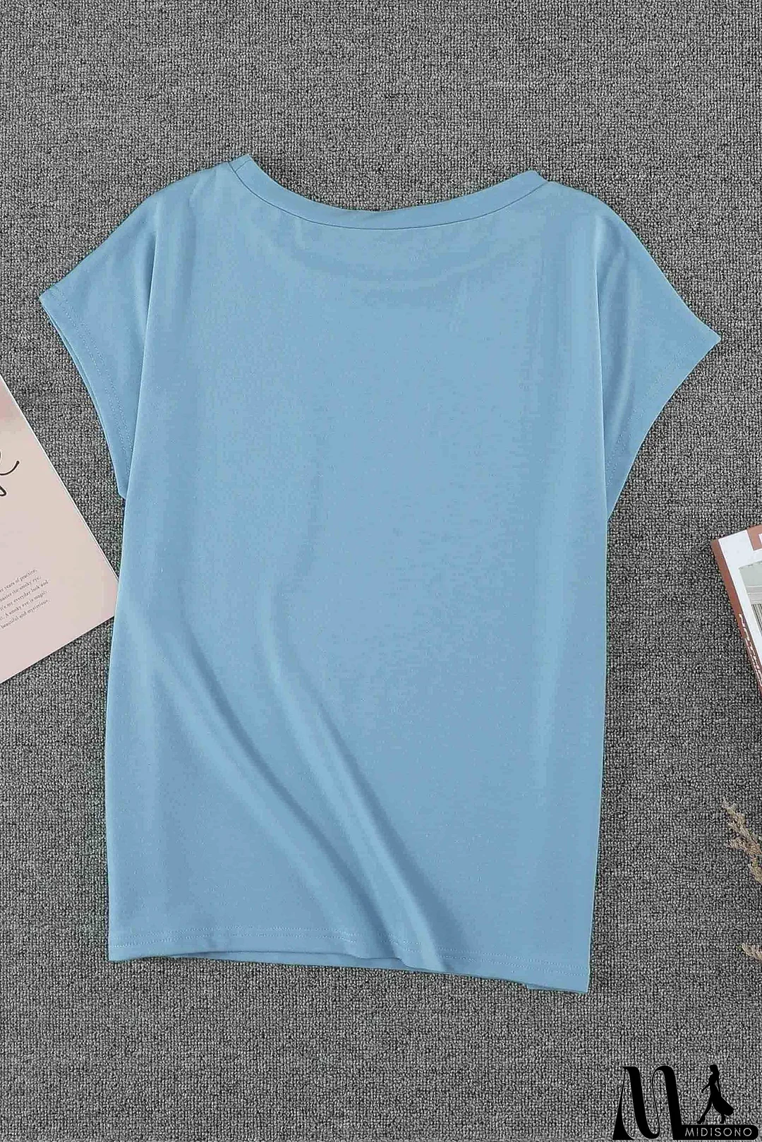 MidiSono - Pocketed Tee with Side Slits