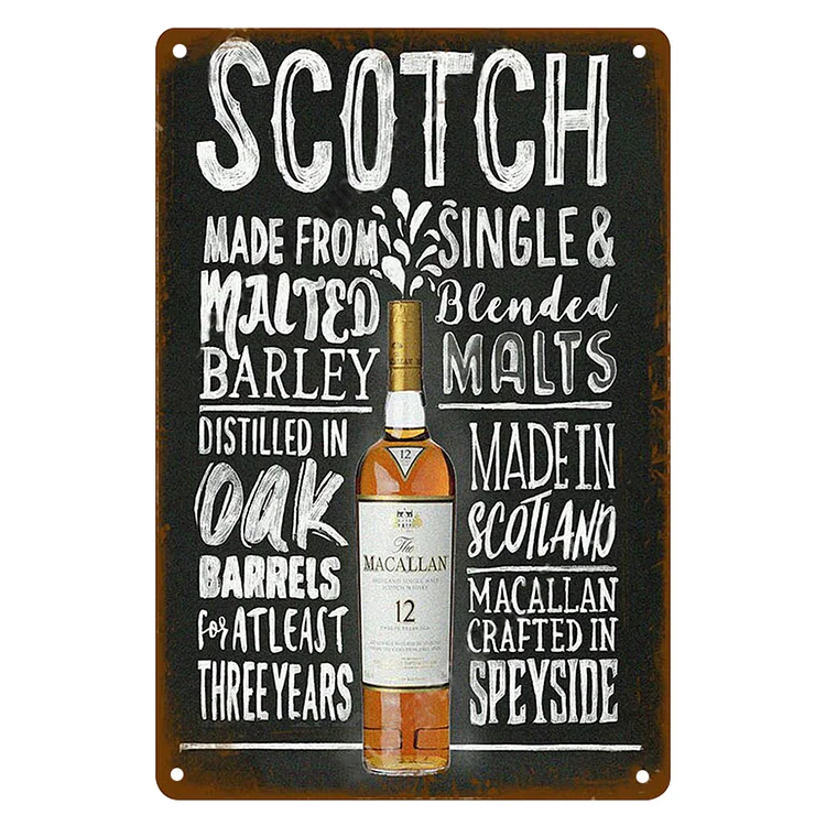 Cocktail Lounge - Vintage Tin Signs/Wooden Signs - 7.9x11.8in & 11.8x15.7in