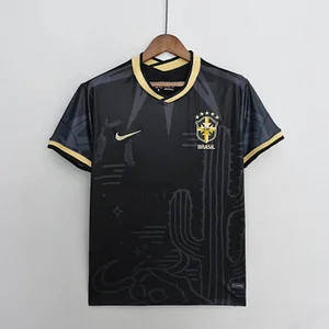 2022 Brazil Special Edition Black Soccer Jersey