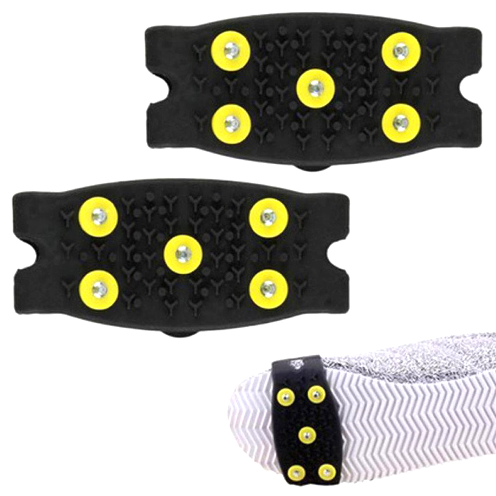 

Ice Snow Crampons, Walk Traction Cleats For Shoes, Stretch Non-Slip Grips, 501 Original