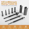 12PCS Motorcycle Bearing Puller Set w/Collets 9-23mm Inner Bearing Extractor Kit