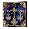 12 Zodiac Signs DIY Pearl Painting Kit with Frame for Adults 20x20cm