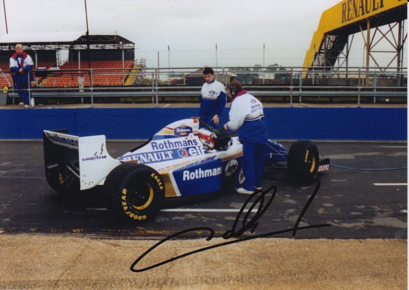 Emmanuel Collard Hand Signed 7x5 Photo Poster painting - F1 - Formula 1 Autograph.