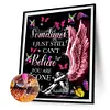 Diamond Painting -DIY Round Drill English Words